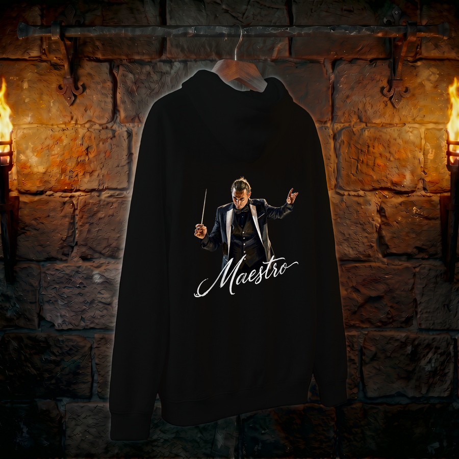 Maestro Conductor Hoodie — 'Maestro' Musician Orchestra Pullover