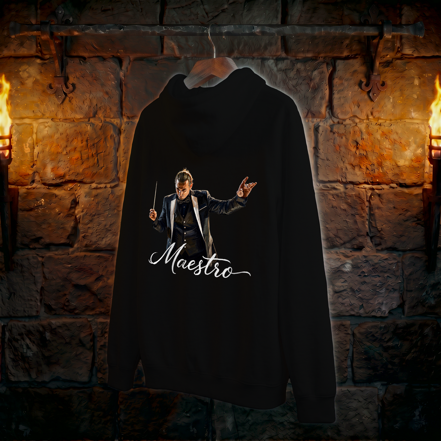 Maestro Conductor Hoodie — 'Maestro' Musician Orchestra Pullover