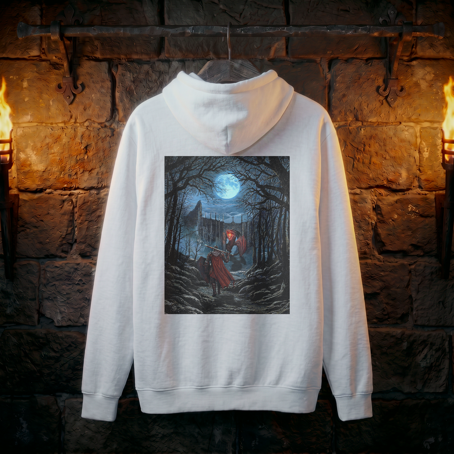 Dragon Slayer Hoodie — 'Walk the Path, Embrace the Code, Slay Your Dragons' Graphic Pullover