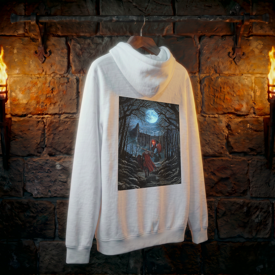 Dragon Slayer Hoodie — 'Walk the Path, Embrace the Code, Slay Your Dragons' Graphic Pullover