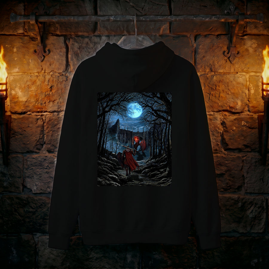 Dragon Slayer Hoodie — 'Walk the Path, Embrace the Code, Slay Your Dragons' Graphic Pullover