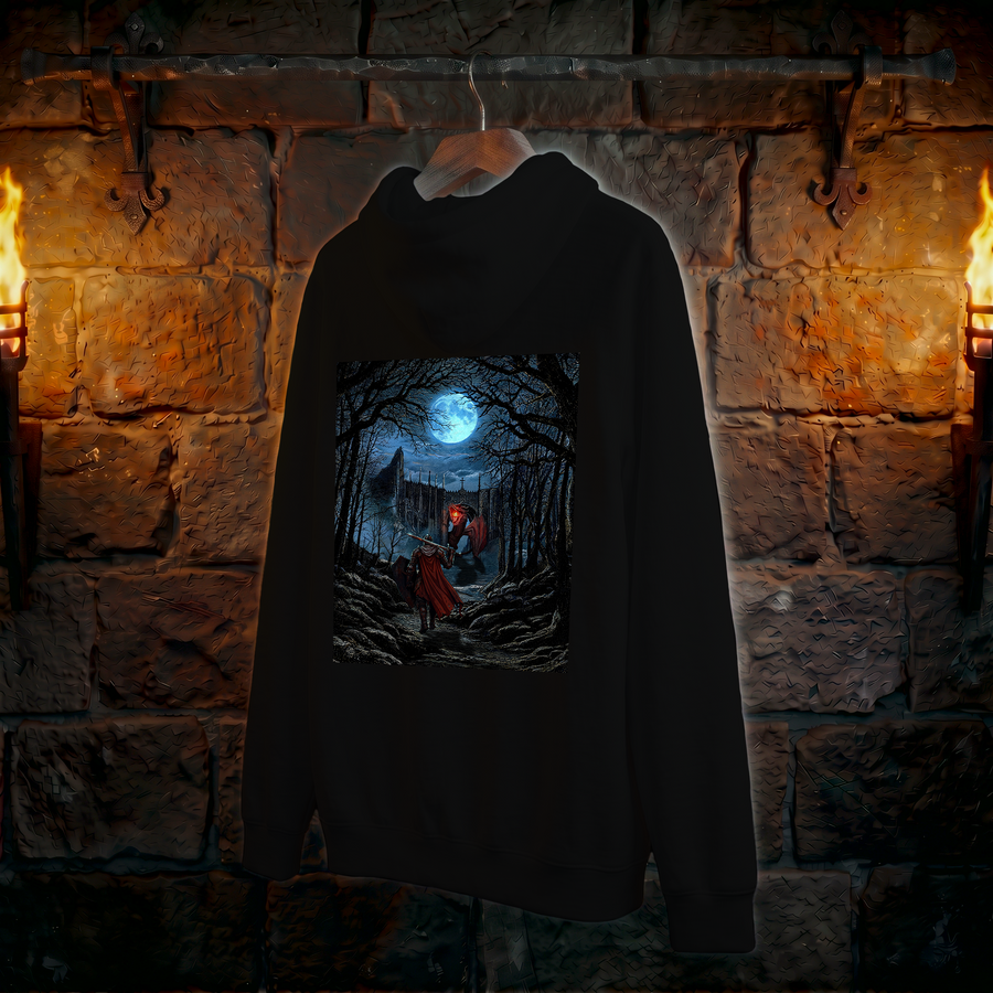 Dragon Slayer Hoodie — 'Walk the Path, Embrace the Code, Slay Your Dragons' Graphic Pullover